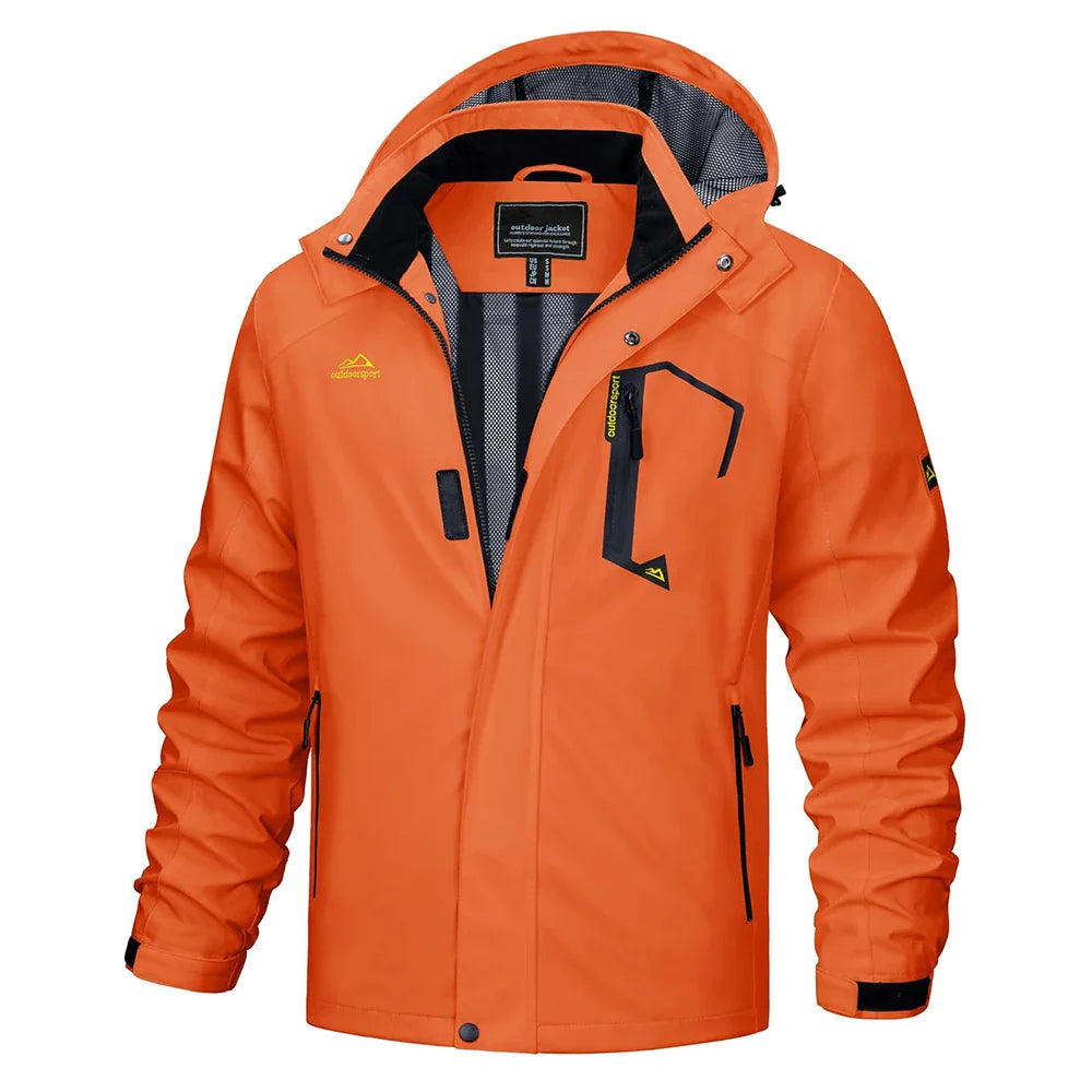 Waterproof Breathable Men's Windbreaker Jacket