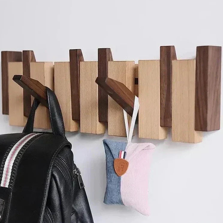 Natural Wood Piano Storage Rack in Beech or Walnut