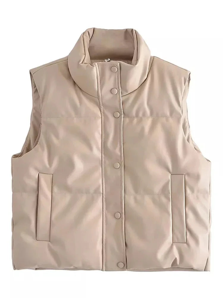 Warm Women's Quilted Down Vest