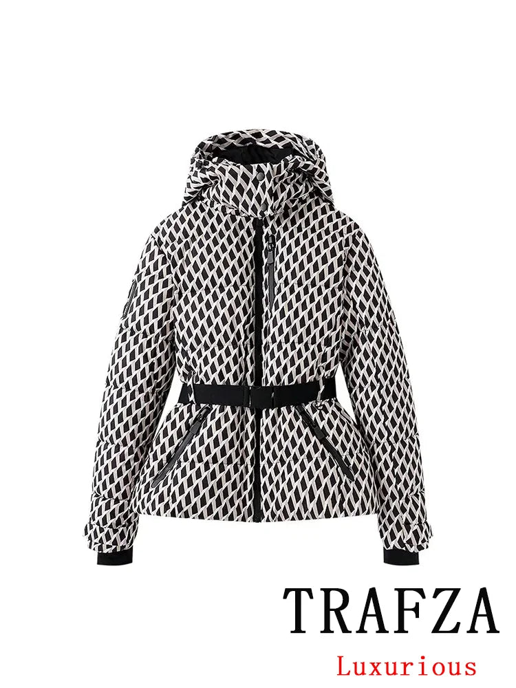Classic Large Parka Coat for Ladies