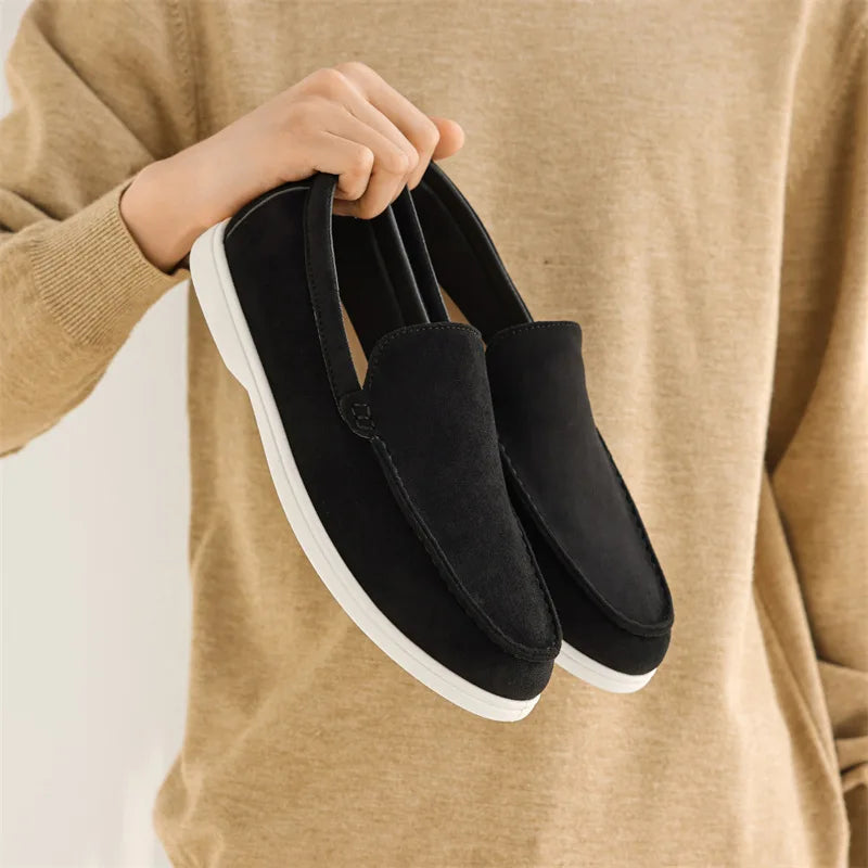 Luxury Leather Slip On Dress Shoes