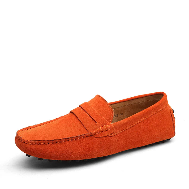 Authentic Leather Slip On Shoes