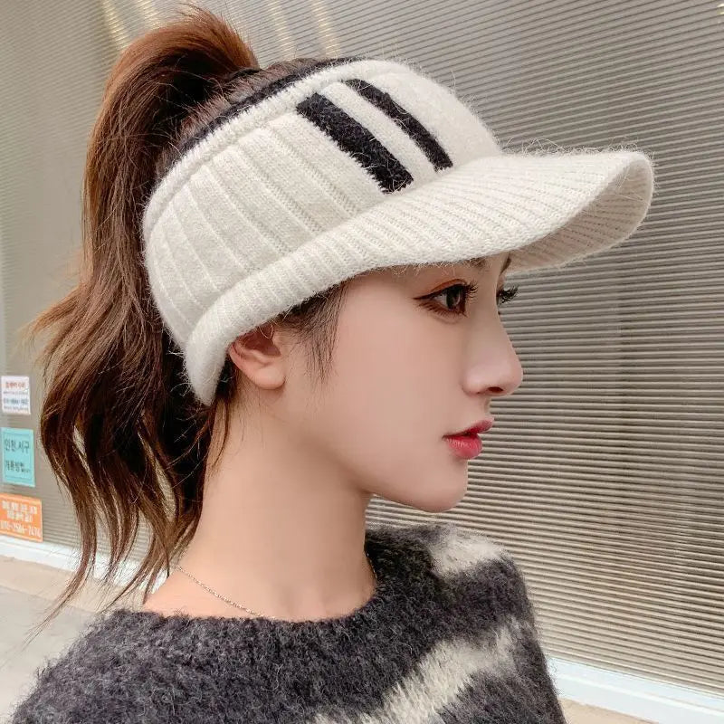 Warm Women's Cable Knit Hat