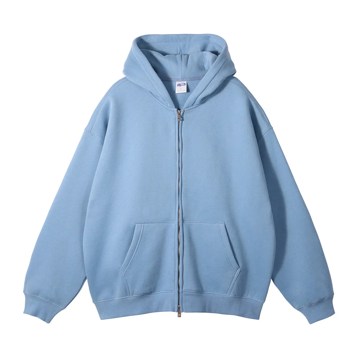 Warm Thick Fleece Zip Up Hooded Cardigan