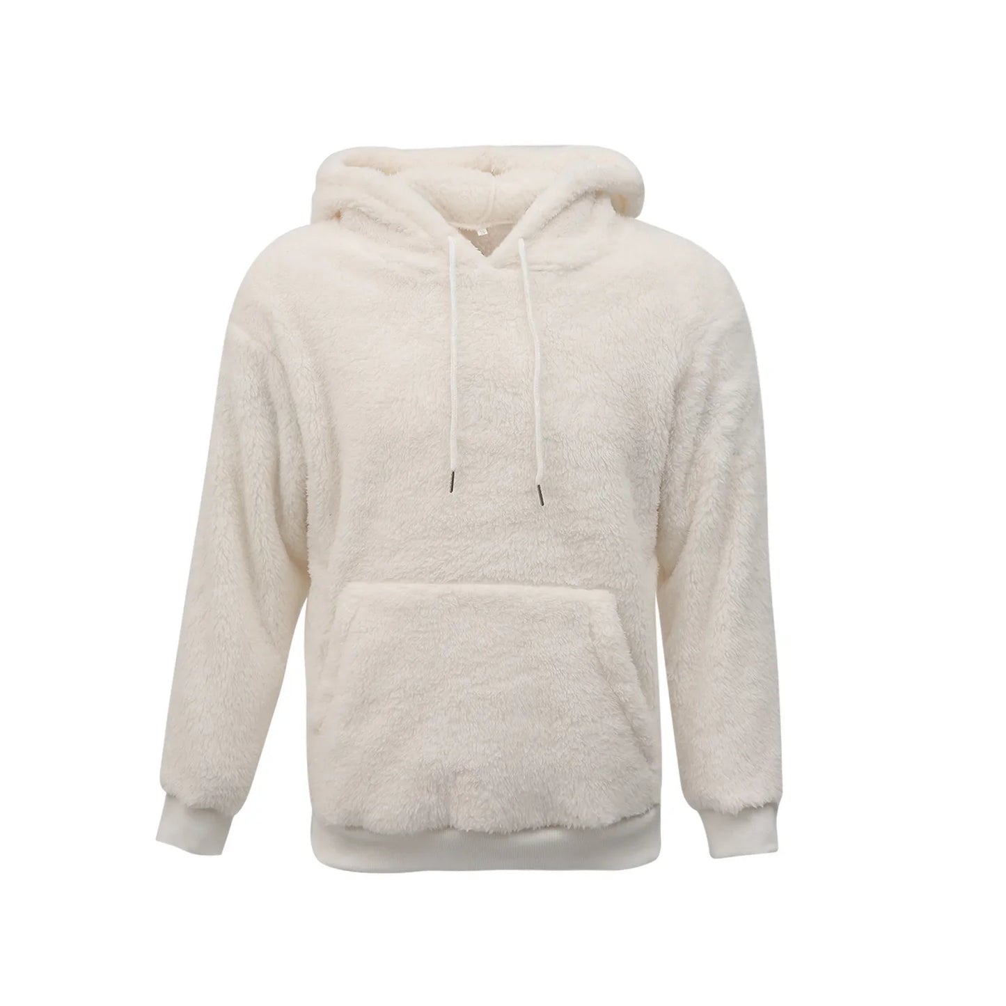 Soft Plush Men's Hooded Sweatshirt