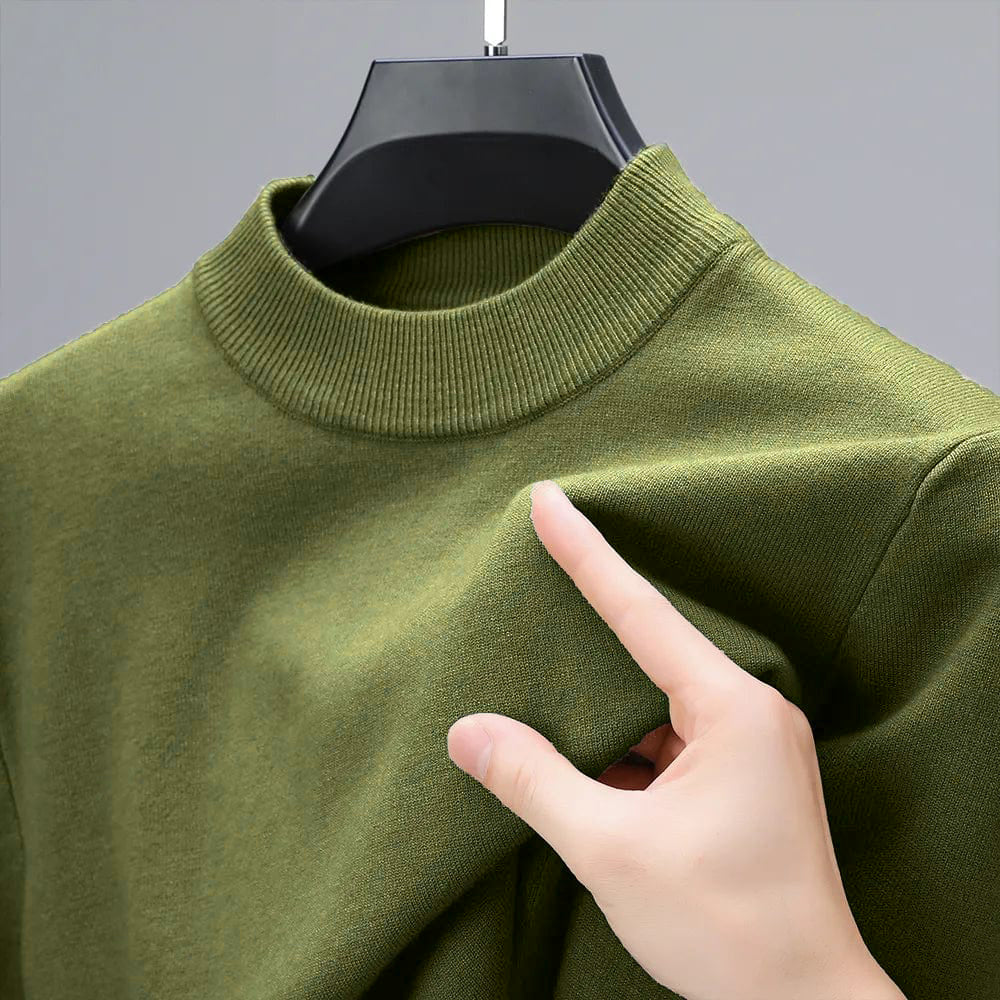 Classic Men's Pure Cashmere Crew Neck Sweater