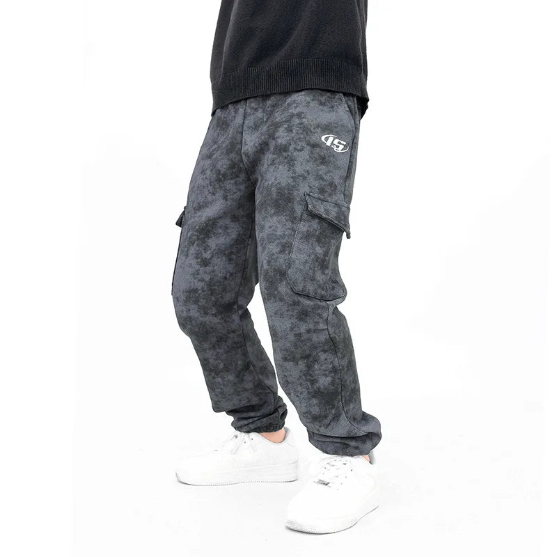 Boys' Army Style Cargo Jogger Pants