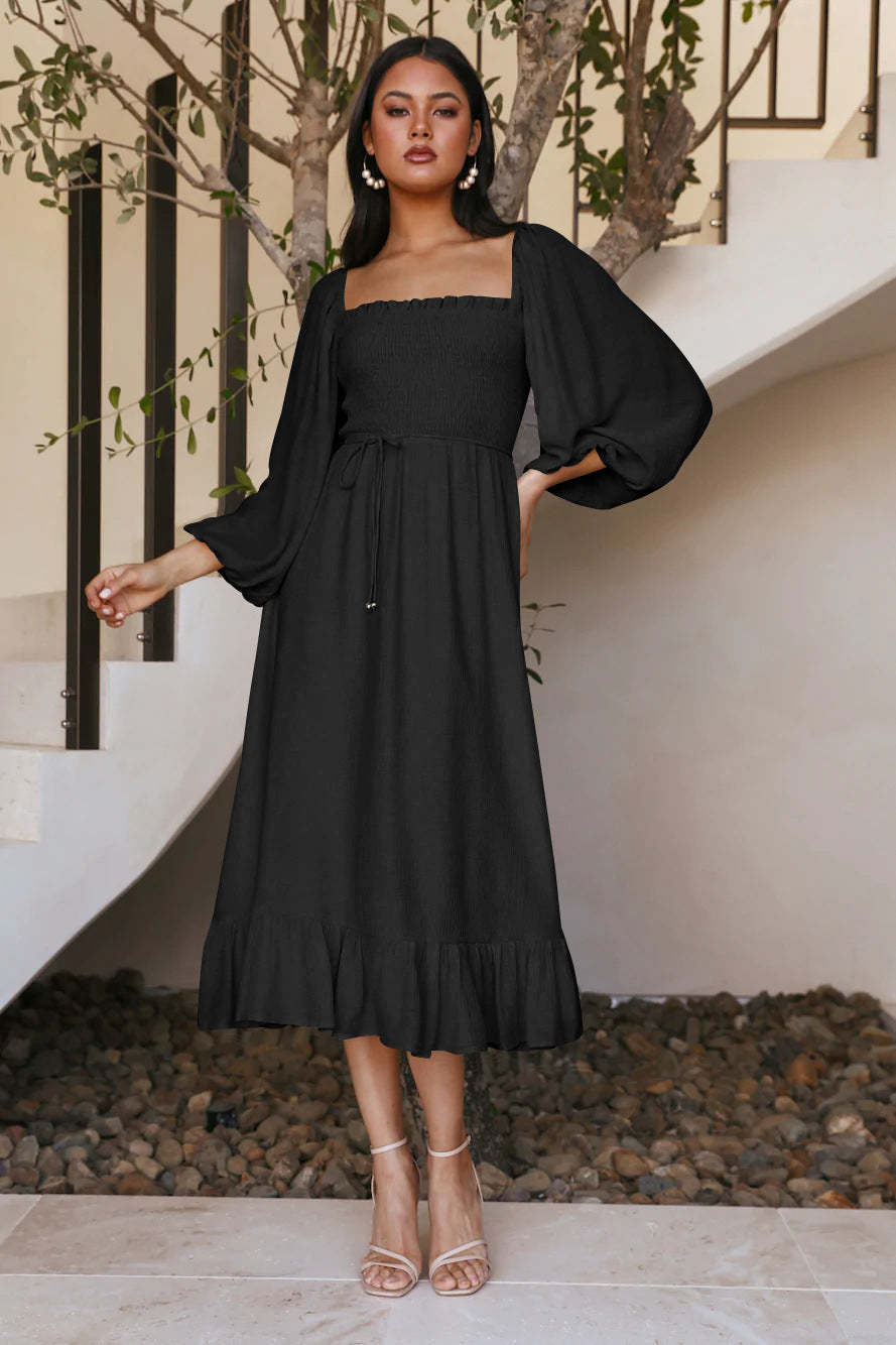 Comfortable Vintage Inspired Summer Midi Dress