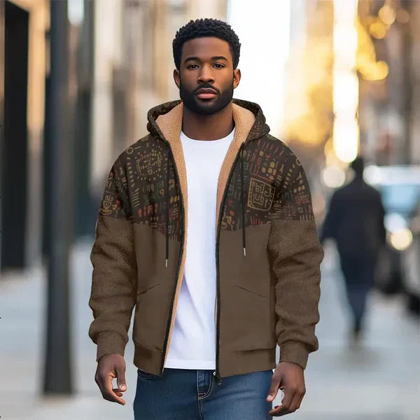 Heinrik patterned men's jacket
