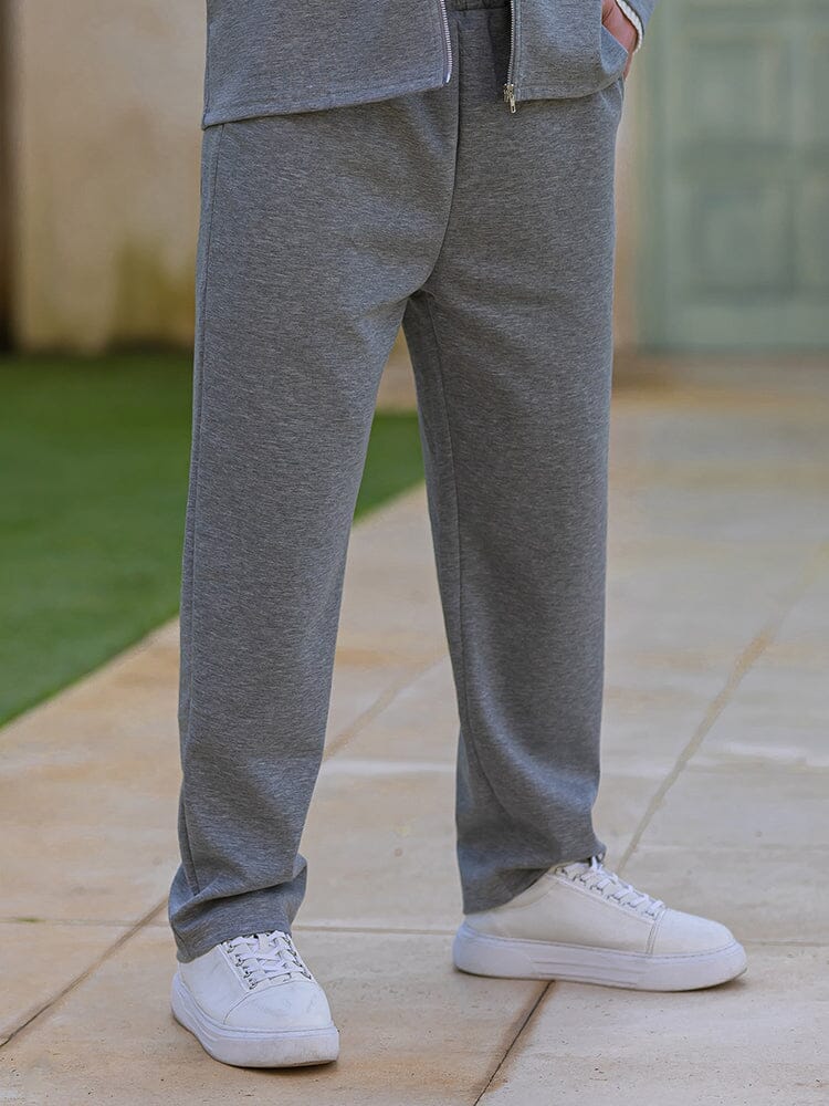 Men’s Athleisure Zip Jacket Set | Regular Fit Lounge Tracksuit