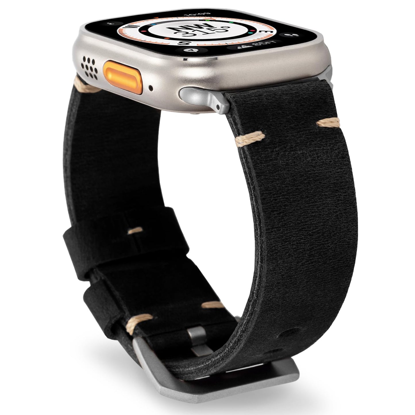 Classic Brown Leather Apple Watch Band
