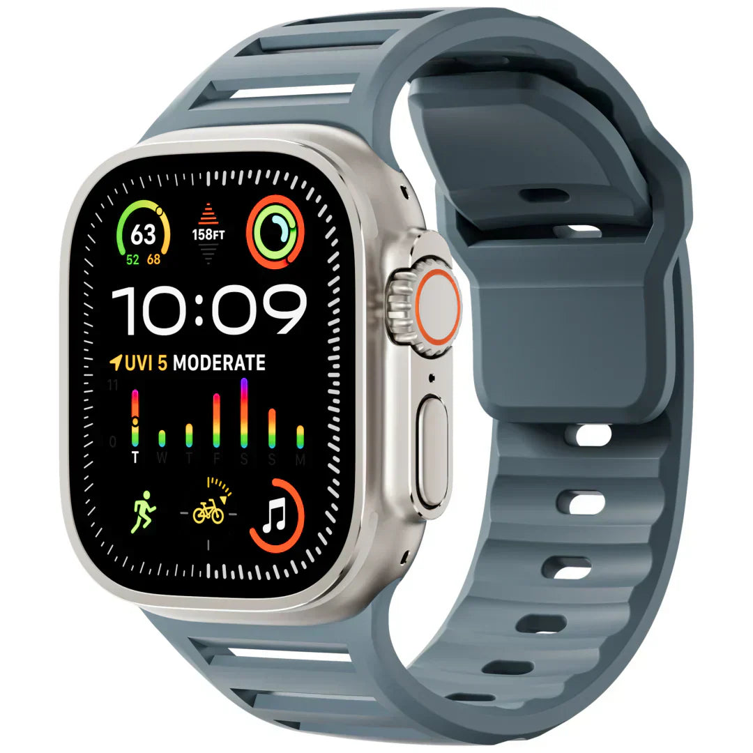 Comfortable Soft Silicone Apple Watch Band Strap