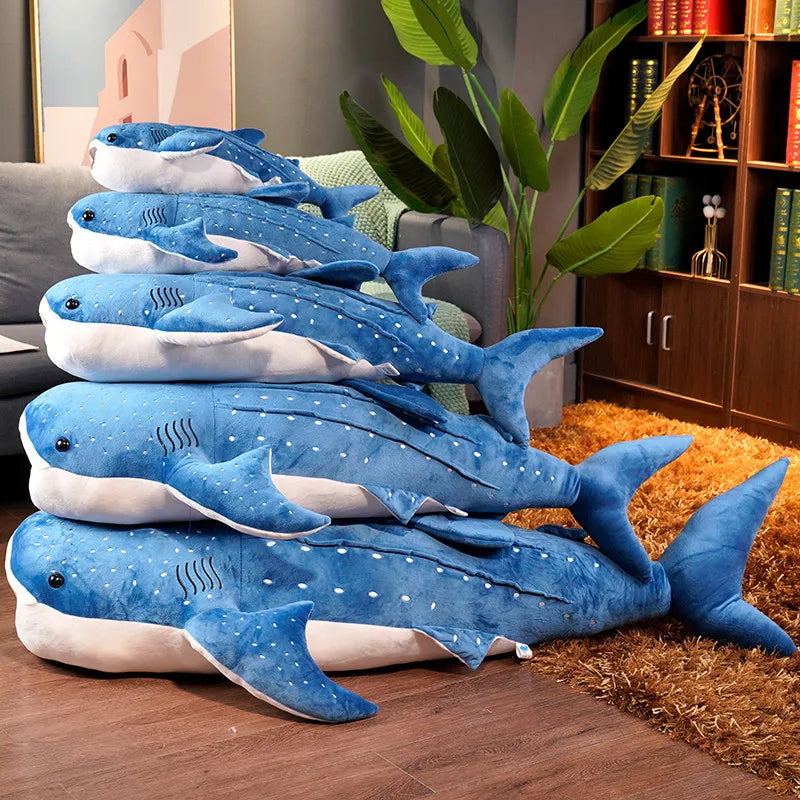 Big Cuddly Shark Stuffed Animal Toy - BritishElegance
