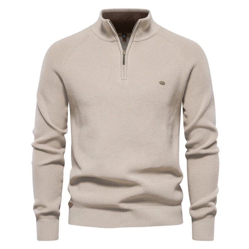 Men's Knox zip-neck knitted sweater