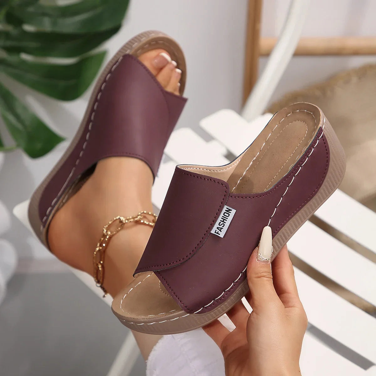 Comfortable High Heel Slippers
