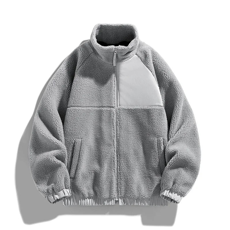 Warm Fleece Zip Up Mens Jacket