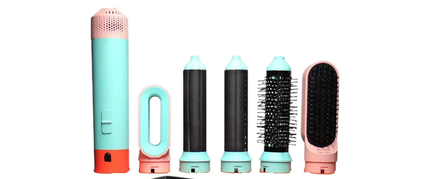 Professional 5-in-1 Hair Styler Curling Hot Air Brush