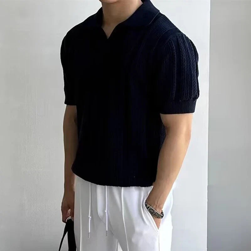Lightweight Ventilated Polo Shirt for Men