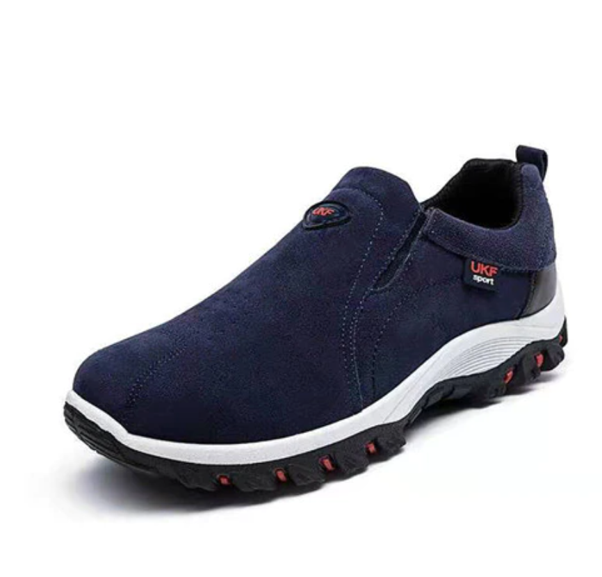 Comfortable Men's Walking Shoes - Lightweight Slip Resistant
