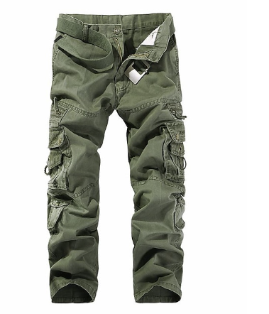 Comfortable Mens Cargo Pants with Multiple Pockets