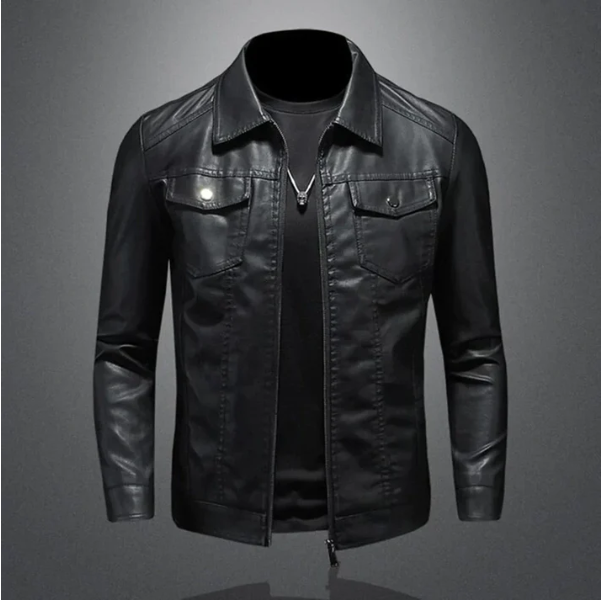 Men's Calvin Vintage Leather Jacket