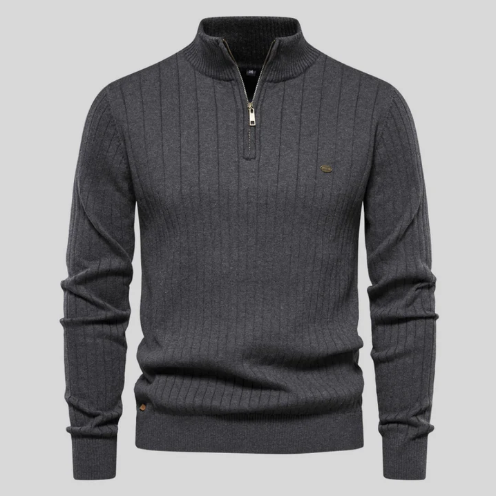 Stylish zipped sweater by Lipeson
