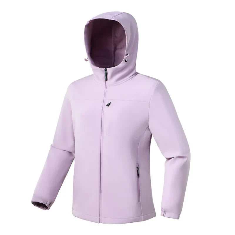 Chloe | Women's Long Sleeve Softshell Jacket with Hood