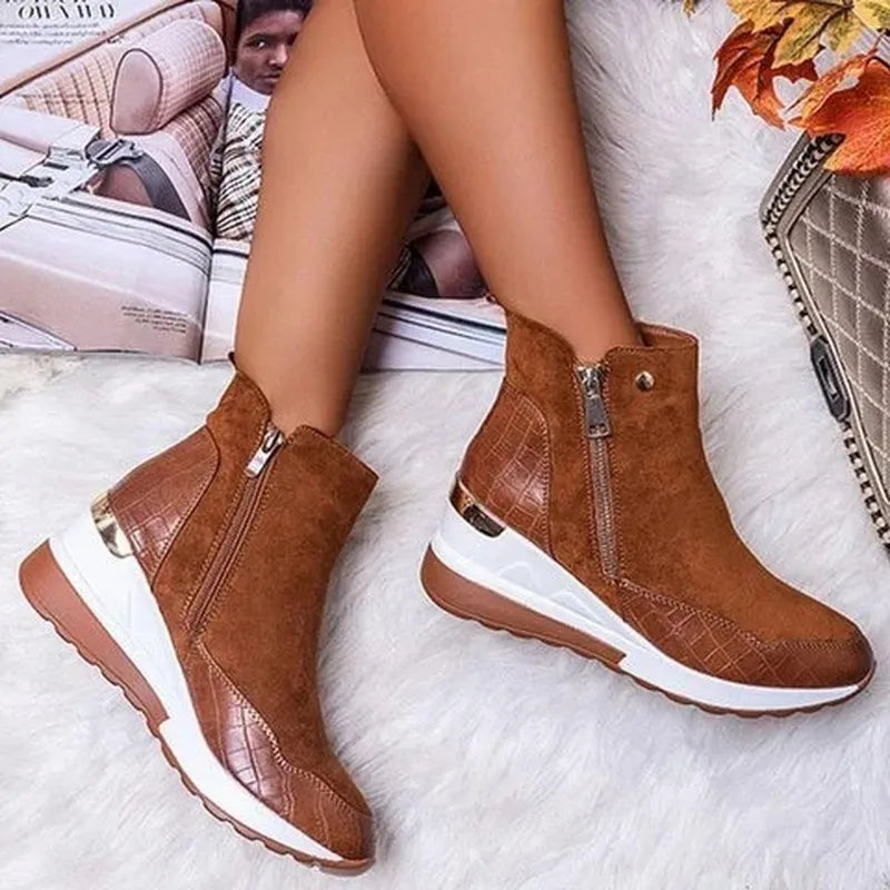 Orthopedic winter boots for women - warm, waterproof and supportive
