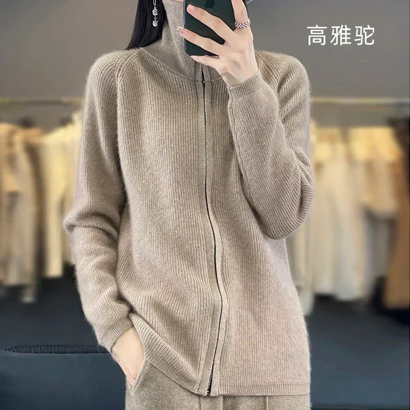 Soft Cashmere Open Cardigan | Relaxed Fit Knit