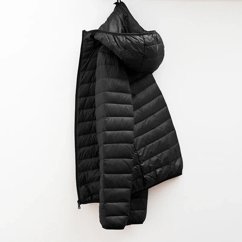 Warm Men's Down Filled Parka Winter Jacket