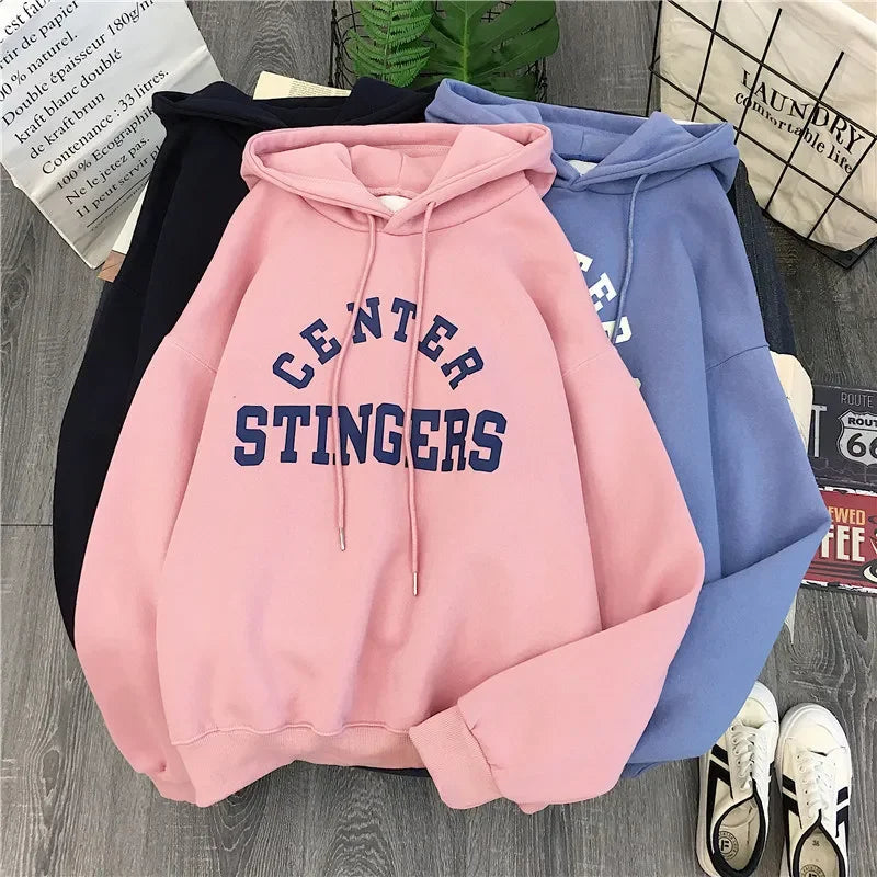Warm Fleece Women's Hooded Sweatshirt