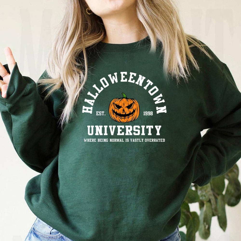 Comfy Women's Halloween Crew Neck Sweater