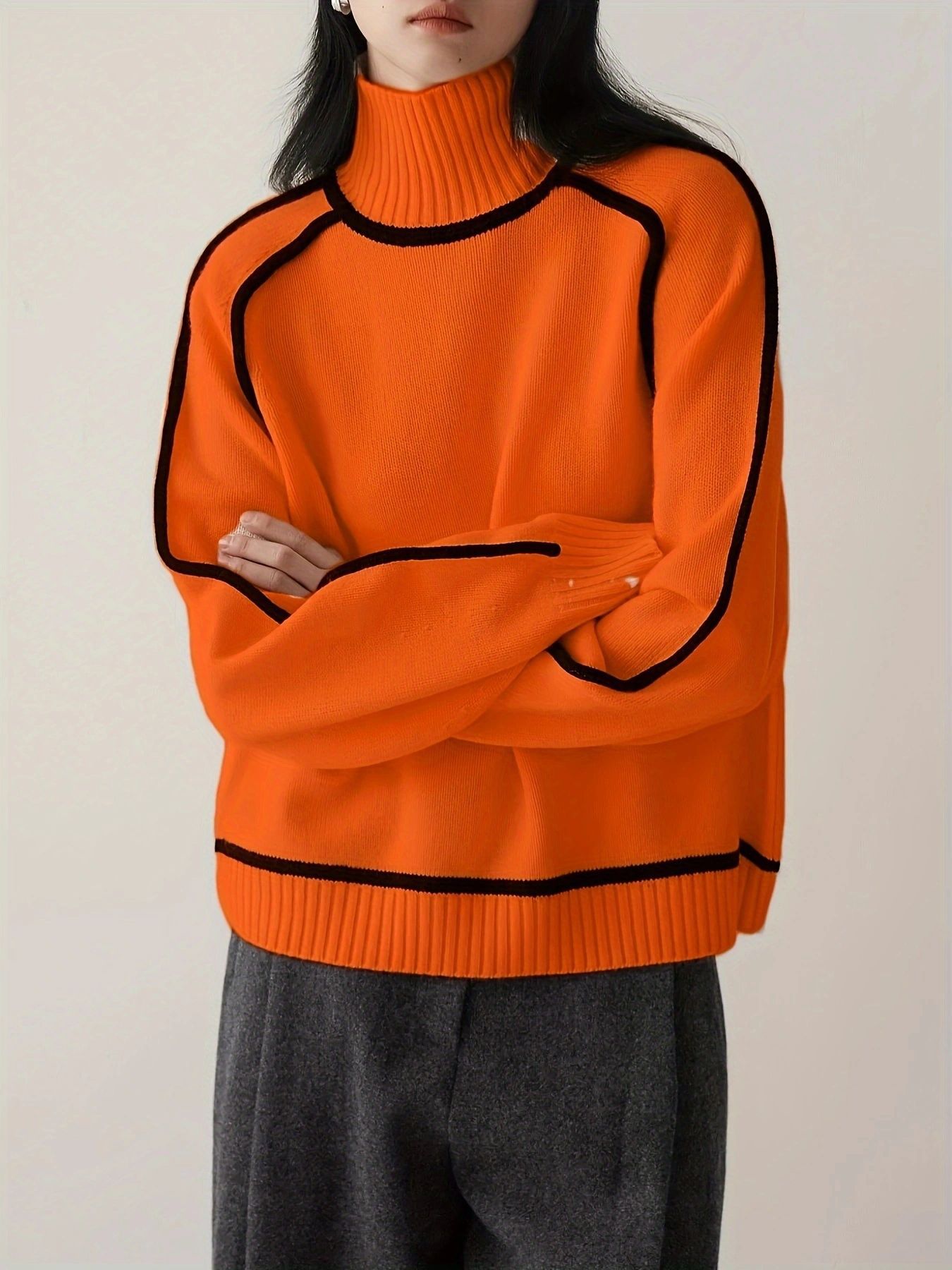Cozy Crew Neck Sweater - Warm & Lightweight Fit
