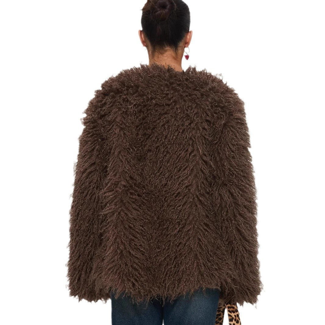 Sophie | Trendy Luxury Faux Fur Coat
