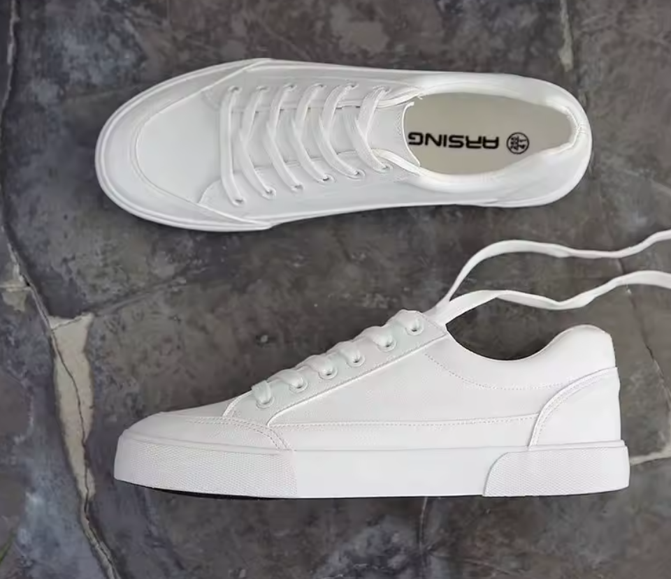 Stylish White Sneakers for Men with Comfortable Design
