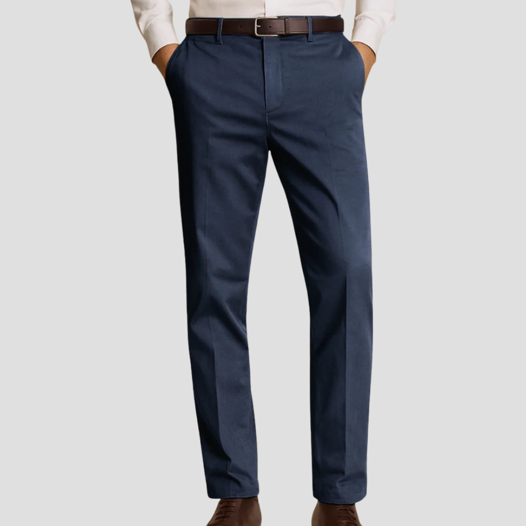 Men’s Tailored Straight-Leg Dress Pants