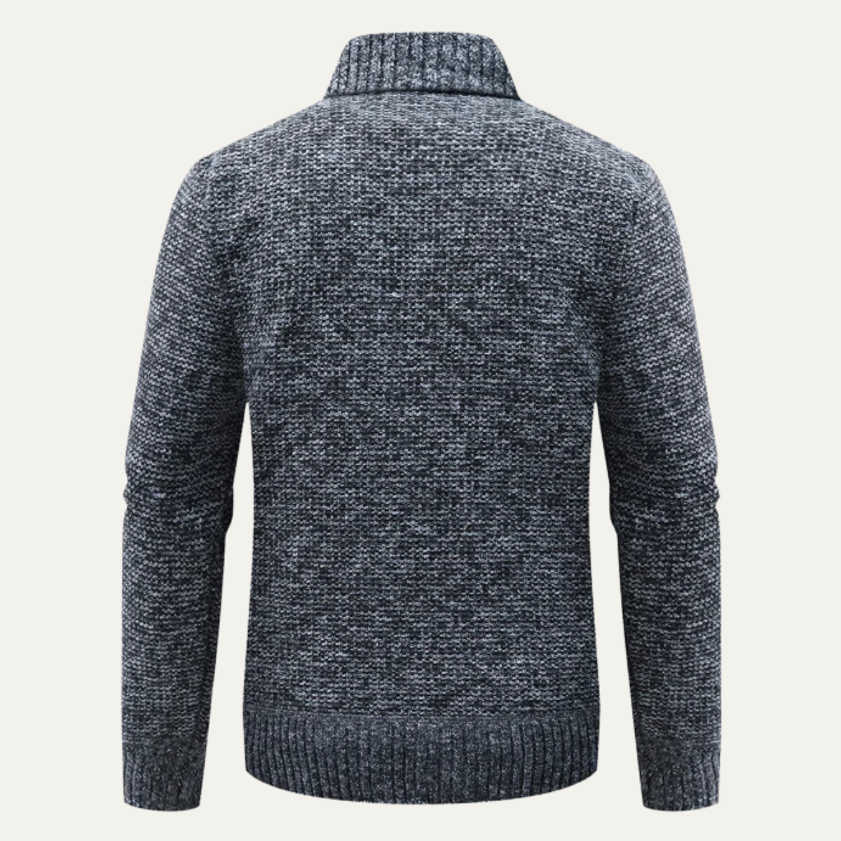 Men’s Mixed-Media Puffer Knit Jacket