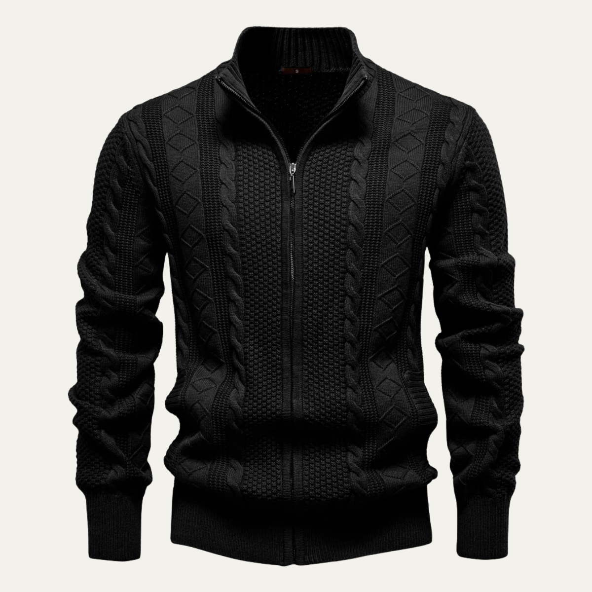 Men’s Quilted Fleece-Lined Hooded Jacket