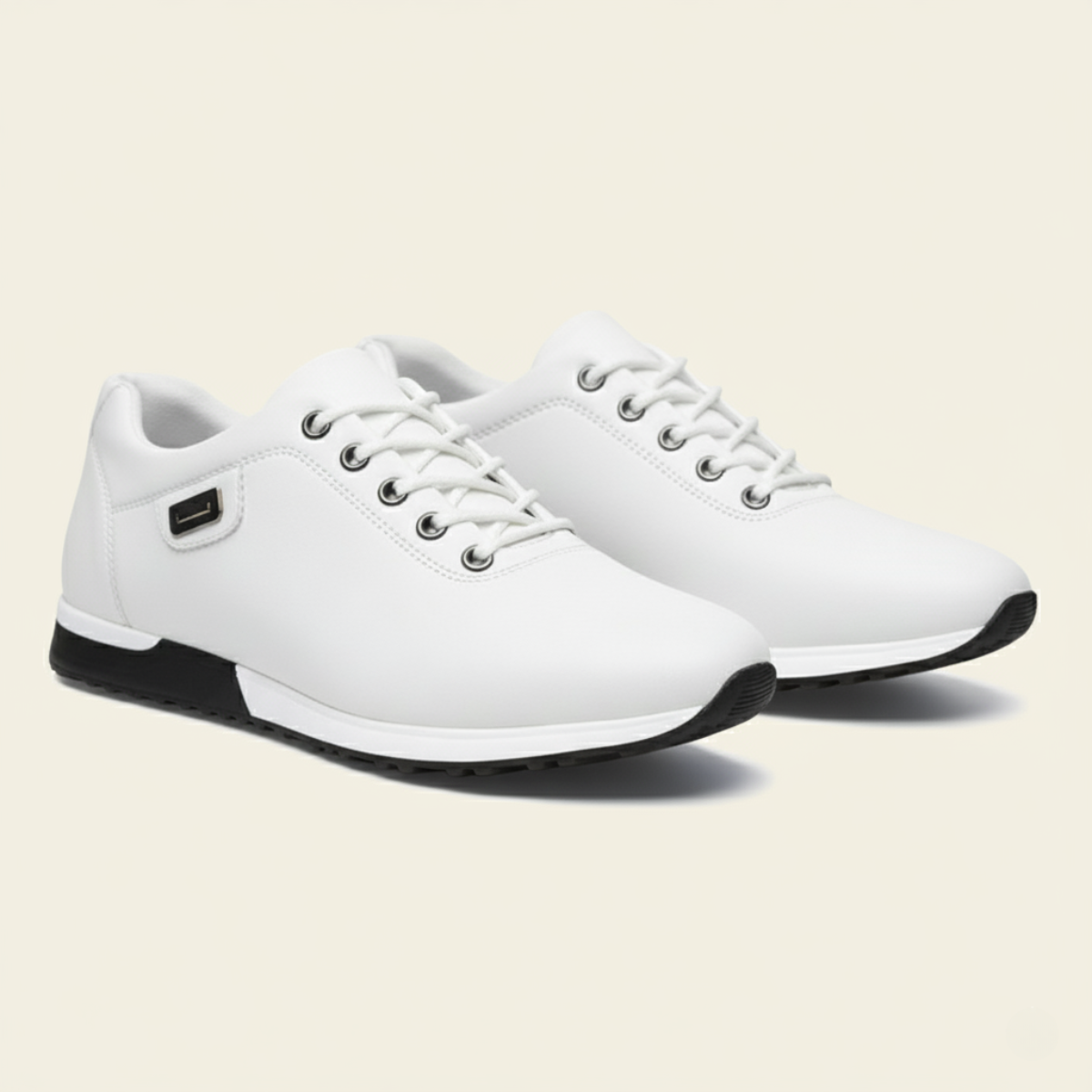 Men’s Leather Low-Cut Sneakers
