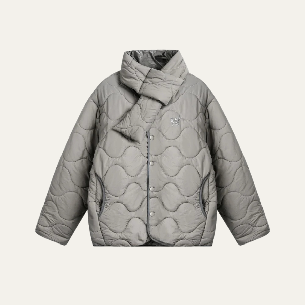 Men’s Quilted High-Neck Puff Jacket