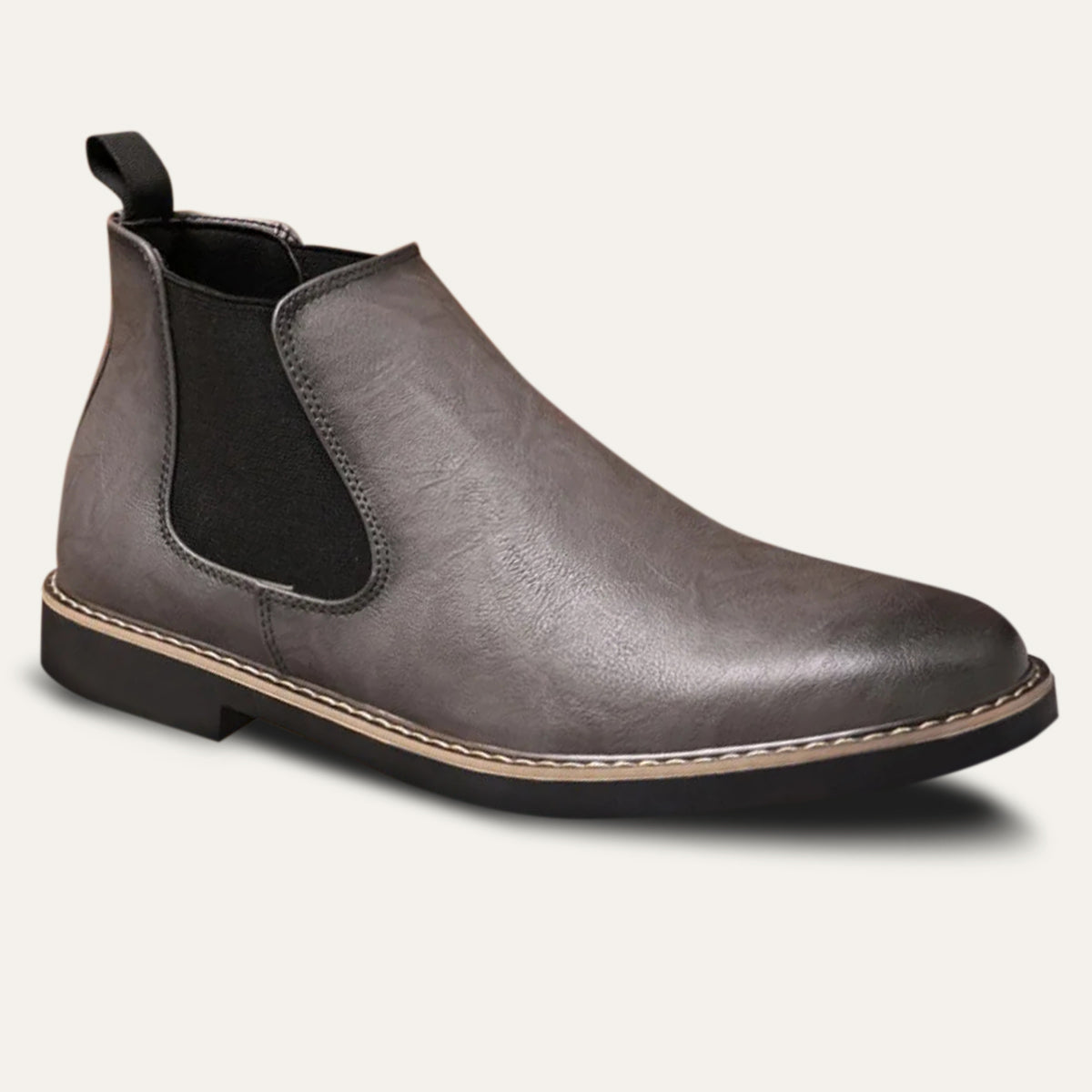 Men’s Polished Leather Chelsea Boots