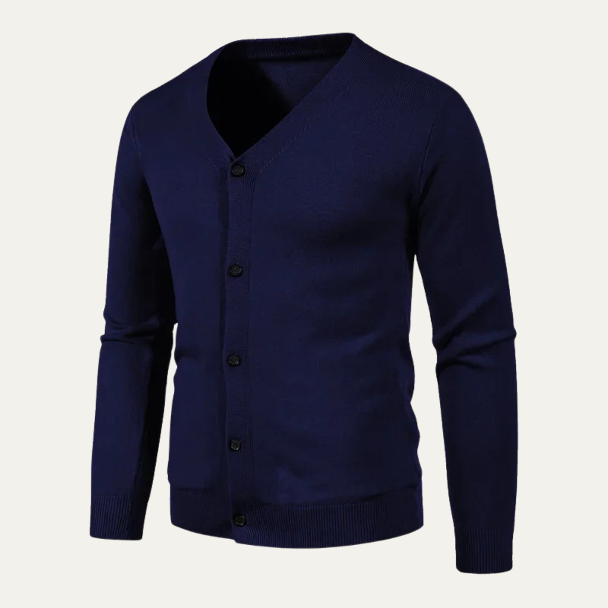Men’s Slim V-Neck Button Cardigan