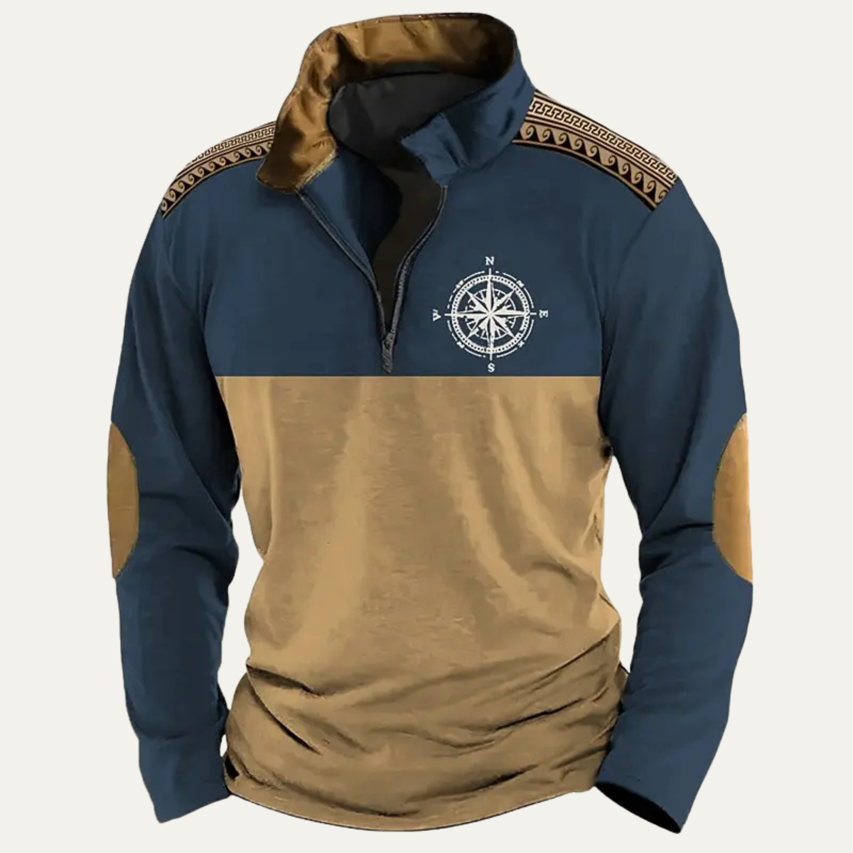 Men’s Nautical Color Block Pullover