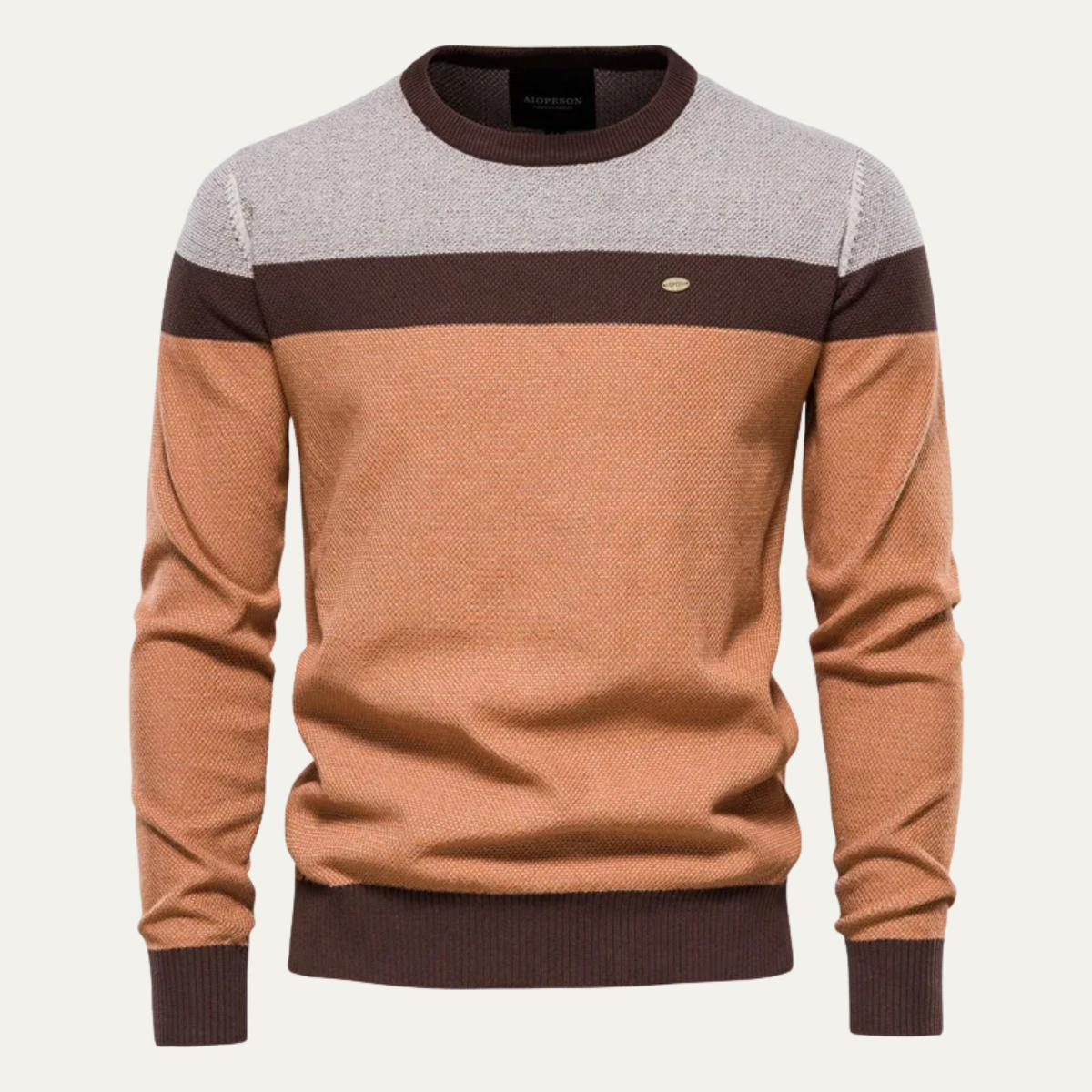 Men’s Chunky Cable Knit Full Zip Cardigan