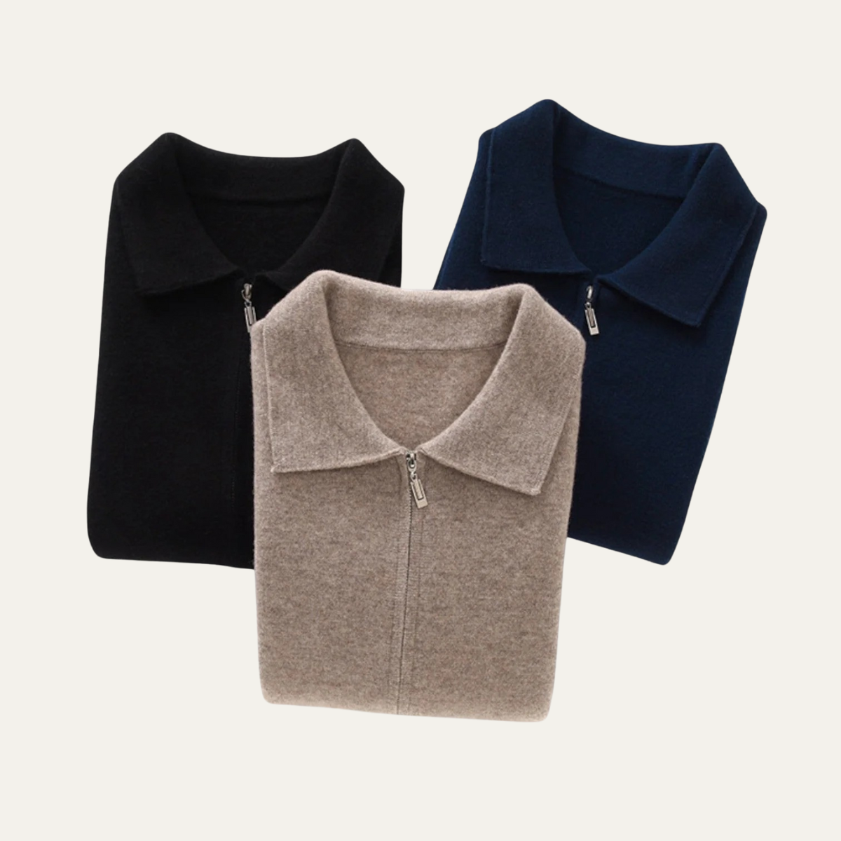 Men’s Classic Zip-Up Cardigan