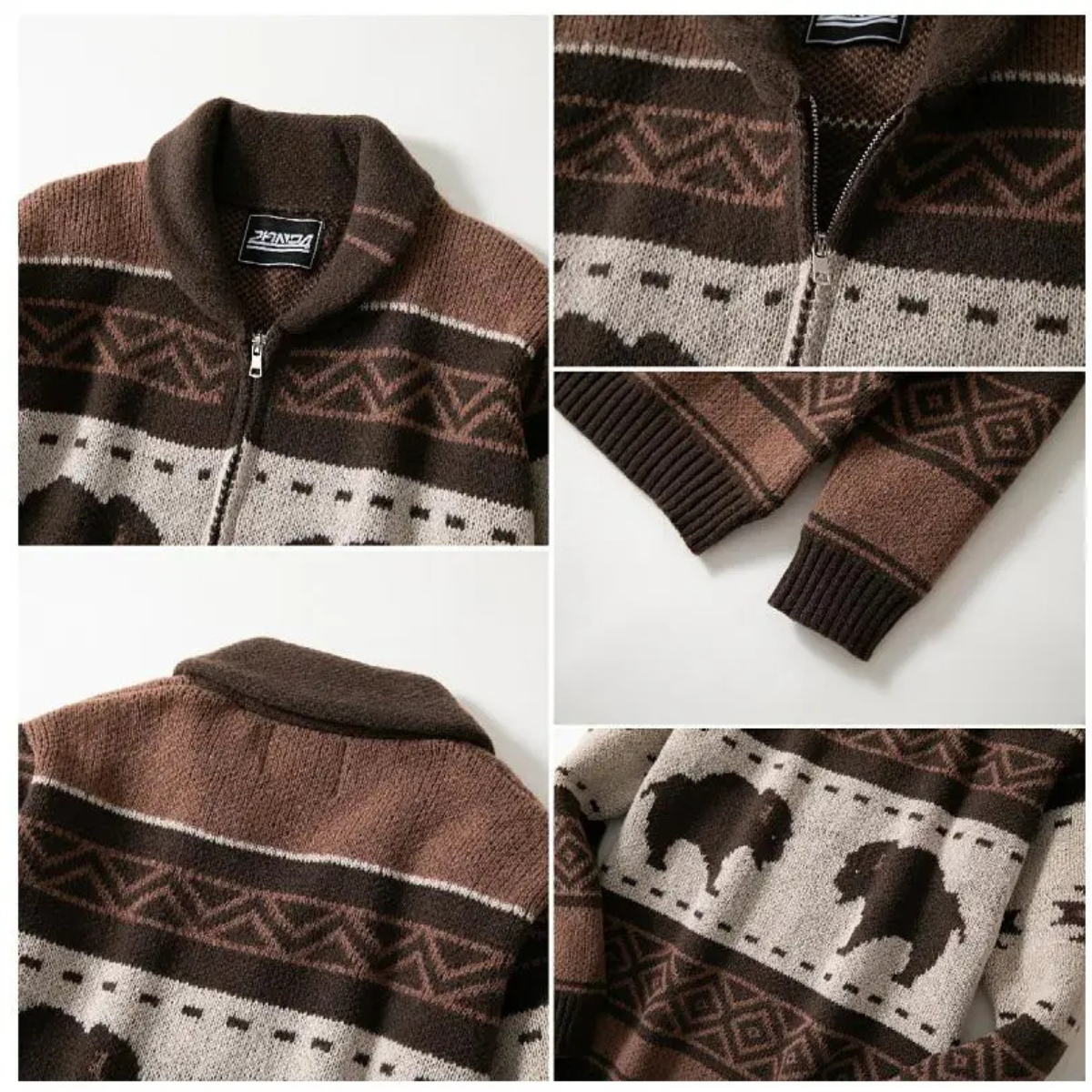 Men’s Shawl Collar Knit Cardigan