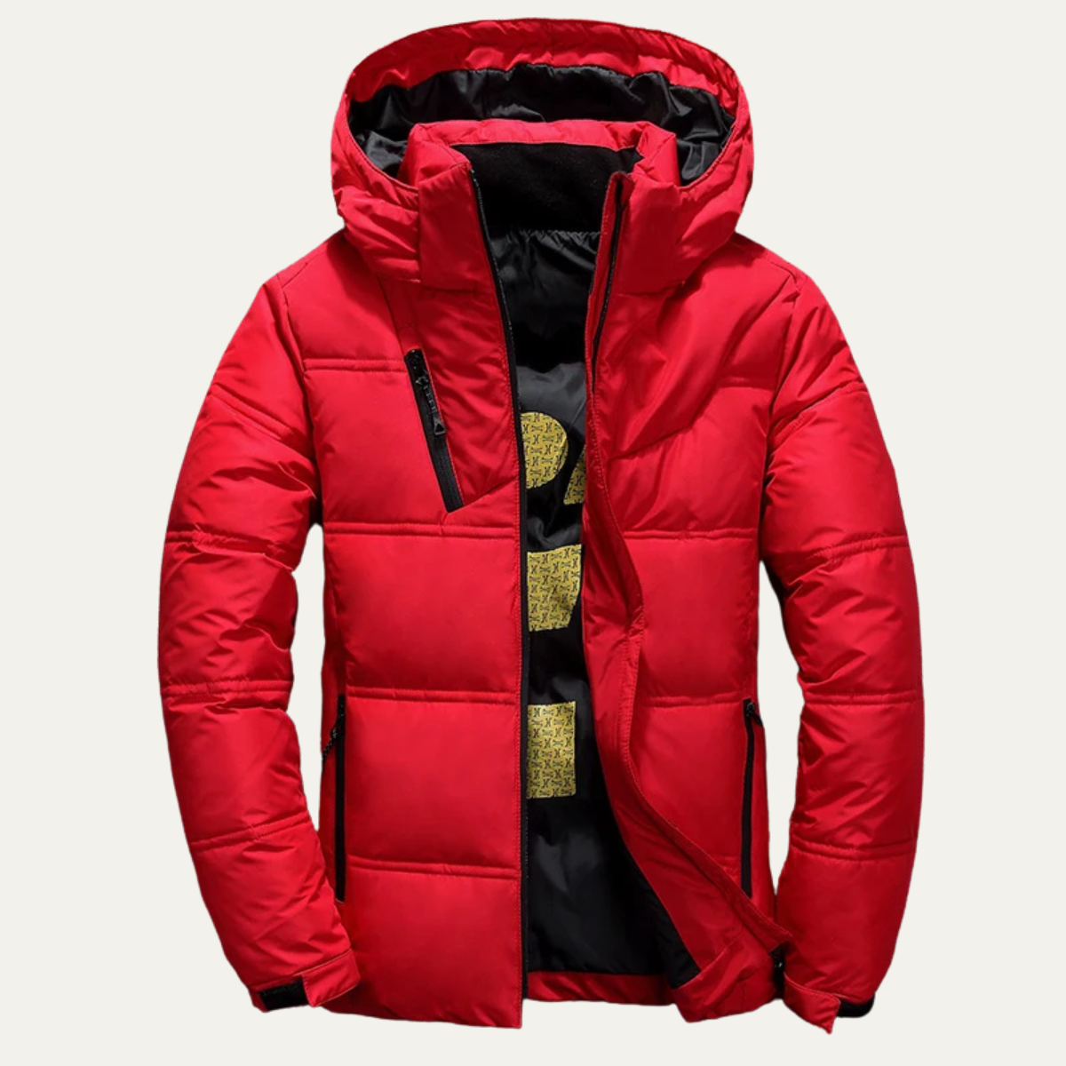 Men’s Hooded Quilted Puffer Down Jacket