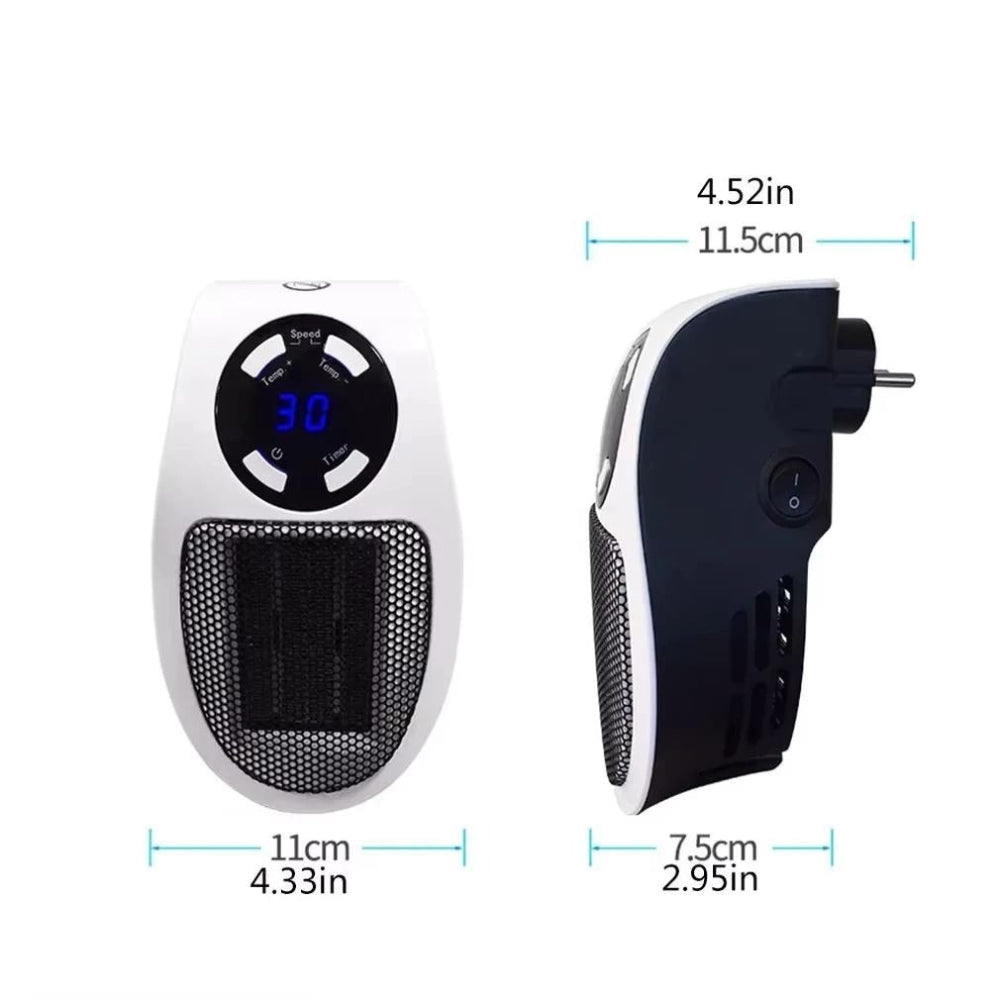 ThermoWave | Compact Energy Efficient Electric Wall Heater with Remote Control