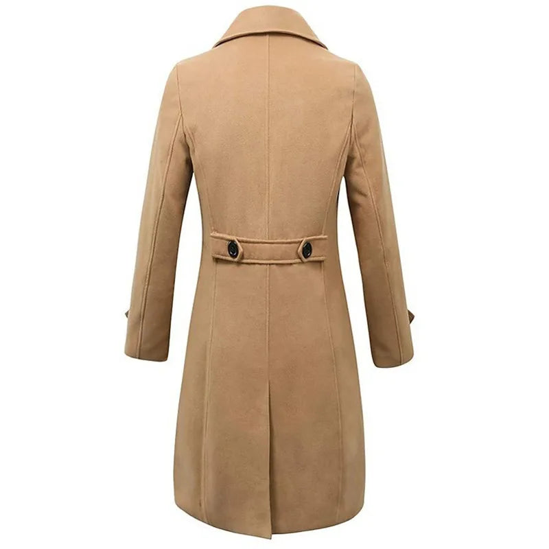 Timo | Classic Overcoat for Men – Elegant and Timeless Winter Style