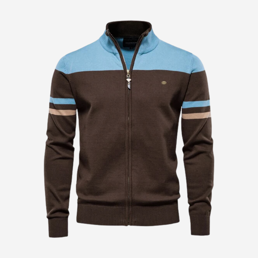 Men’s Sporty Full-Zip Cardigan